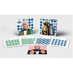 Doctor Who BLUE GREEN Jon Pertwee Collection BLUE GREEN VINYL LP