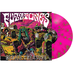 Fuzztones Buried Treasure GREEN PINK SPLATTER VINYL LP