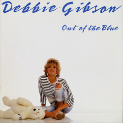 Debbie Gibson Out Of The Blue BLUE (Phot) (Auto) VINYL LP