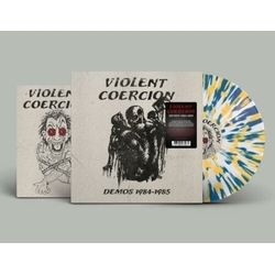 Violent Coercion Demos 1984-1985 BLUE WHITE YELLOW VINYL LP