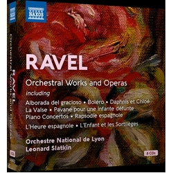 Lyon National Orchestra Ravel Orchestral Works & Operas CD