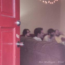 Hot Mulligan Pilot - Orange & White Twister WHITE VINYL LP