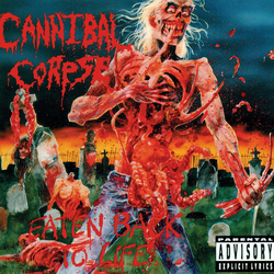 Cannibal Corpse Eaten Back To Life Blue Colored Smoke VINYL LP