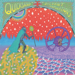 Quicksand Distant Populations Purple Cloudy Effect VINYL LP