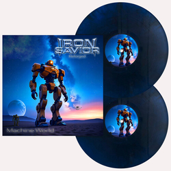 Iron Savior Reforged Machine World BLUE VINYL LP