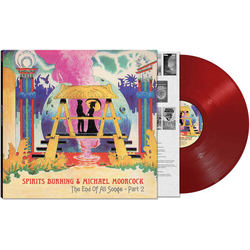Spirits Burning Moorcock,Michael End Of All Songs - Part 2 RED VINYL LP