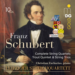 Leipziger Streichquartett Schubert Complete String Quartets & Trout Quintet CD