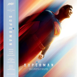 David Fleming Superman soundtrack BLUE RED VINYL LP