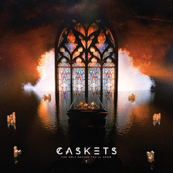 Caskets Only Heaven Youll Know BLUE SPLATTER VINYL LP