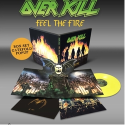 Overkill Feel The Fire YELLOW VINYL LP