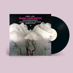 Hough Stephen Litton Andrew Bergen Phil Grieg & Liszt Piano Concertos VINYL LP