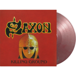 Saxon Killing Ground RED SILVER VINYL LP