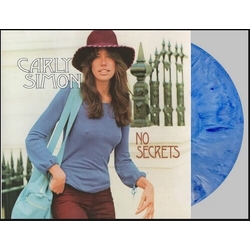 Carly Simon No Secrets BLUE VINYL LP