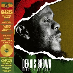 Dennis Brown Money In My Pocket YELLOW REMASTERED VINYL LP