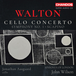 Jonathan Aasgaard Walton Vc Con Sym No. 1 Scapino SACD CD