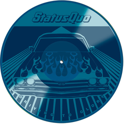 Status Quo Driving To Glory Blue Etched Colored Vinyl LP