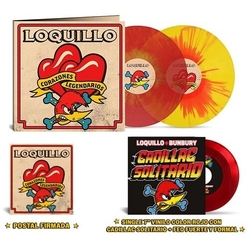Loquillo Corazones Legendarios - Red & Yellow + Single vinyl LP