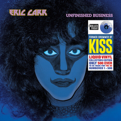 Eric Carr Unfinished Business Liquid Vinyl Numbered vinyl LP
