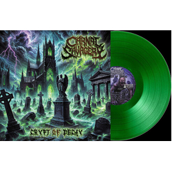Carnal Savagery Crypt Of Decay - Cemetery Green (Cvnl) (Grn) (Ltd) vinyl LP
