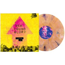 New Found Glory Listen Up! Colored Orange Purple VINYL LP