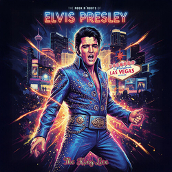 Elvis Presley The Rock N Roots of Blue Colored Limited Edition VINYL LP
