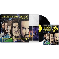 Omar Pedrini Viaggio Senza Vento Live LP + Comic Book VINYL LP