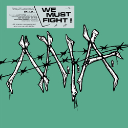 M.I.A. We Must Fight! Colored Inc Booklet VINYL LP