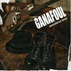 Ganafoul Dangerous Times - Brown Black & White Splatter vinyl LP