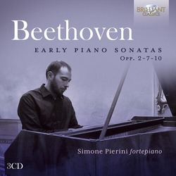 Simone El Oufir Pierini Beethoven Early Pno Sonatas Opp. 2-7-10 CD