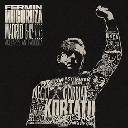 Fermin Muguruza Madrid 15-02-2025 Akelarre Antifacista vinyl LP