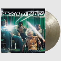 Backyard Babies Making Enemies Is Good Limited 180-Gram Silver & Black Marble 180Gm Lp Colored Limited Edition VINYL LP
