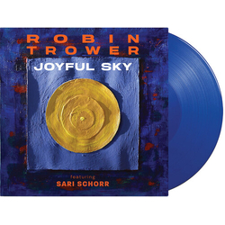 Robin Trower Ft. Sari Schorr Joyful Sky Blue Colored VINYL LP