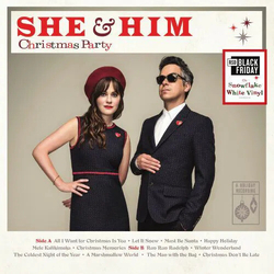 She & Him Christmas Party (Colv) (Wht) (Can) vinyl LP