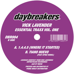 Vick Lavender Essential Traxx Vol. 1 vinyl 12