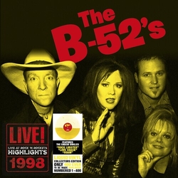 B-52S Live At Rock N Rockets - Yellow Liquid Vinyl vinyl LP