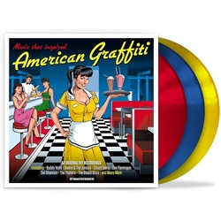 American Graffiti Various (Blue) (Colv) (Red) American Graffiti Various - Red Blue & Yellow vinyl LP