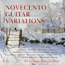 Cristiano Porqueddu Novecento Guitar Variations CD