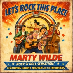Marty Wilde Lets Rock This Place vinyl LP