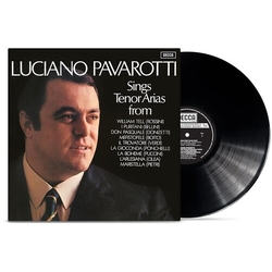 Luciano Pavarotti Sings Tenor Arias From Italian Opera vinyl LP