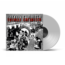 Exploited Totally Exploited - Uk Exclusive Clear Vinyl (Uk) vinyl LP