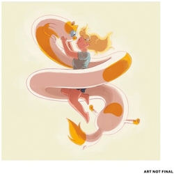 Adventure Time Fionna & Cake O.S.T. Adventure Time Fionna & Cake Colored Pink VINYL LP