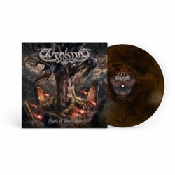 Elvenking Rites Of Disclosure Brown & Black Marble Colored VINYL LP
