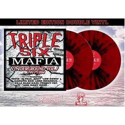 Triple Six Mafia Underground, Vol. 1 1991-1994 Black Colored Red VINYL LP