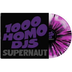 1000 Homo DJs Supernaut Black Colored Magenta Splatter White Limited Edition VINYL LP