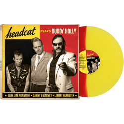 Head Cat Sings Buddy Holly Colored Red Yellow Limited Edition VINYL LP