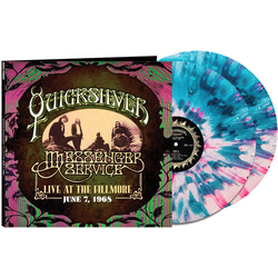 Quicksilver Messenger Service Live At The Fillmore June 7, 1968 Blue Clear Pink Splatter White Limited Edition VINYL LP