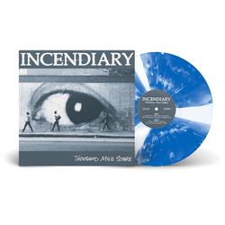 Incendiary Thousand Mile Stare Blue Colored White VINYL LP