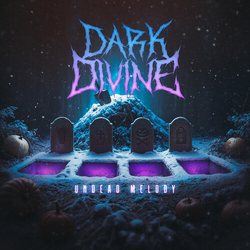 Dark Divine Undead Melody Black Blue Colored Splatter Violet VINYL LP