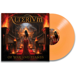 Alterium Of War & Flames Clear Orange With Bonus Tracks Limited Edition VINYL LP