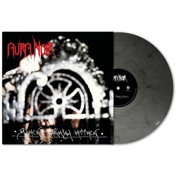 Aura Noir Black Thrash Attack - Silver & Black Marble Vinyl vinyl LP